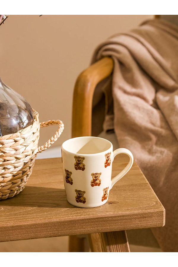 LC Waikiki-Lcw Home Beige Bear Printed Mug 270 ml 1