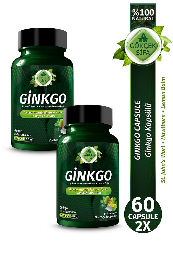 Gökçek Şifa-Ginkgo Biloba Capsule - X 2 1