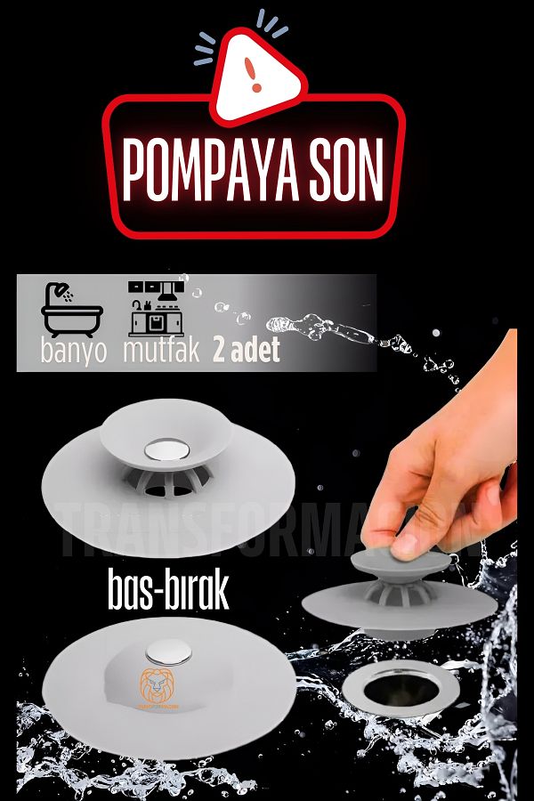 Transformacion-721277   Model Sink Strainer - Push-Drop 2 Pcs 1