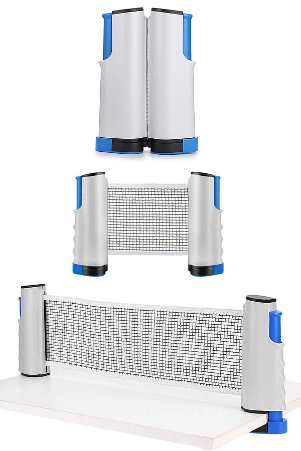 Telvesse-Table Tennis Net Ping Pong Net with Automatic Tensioning Mechanism Compatible with All Tables 1