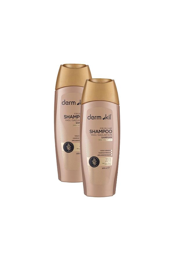 Dermokil-Shampoo for Oily Hair 600 Ml. Set of Two 1