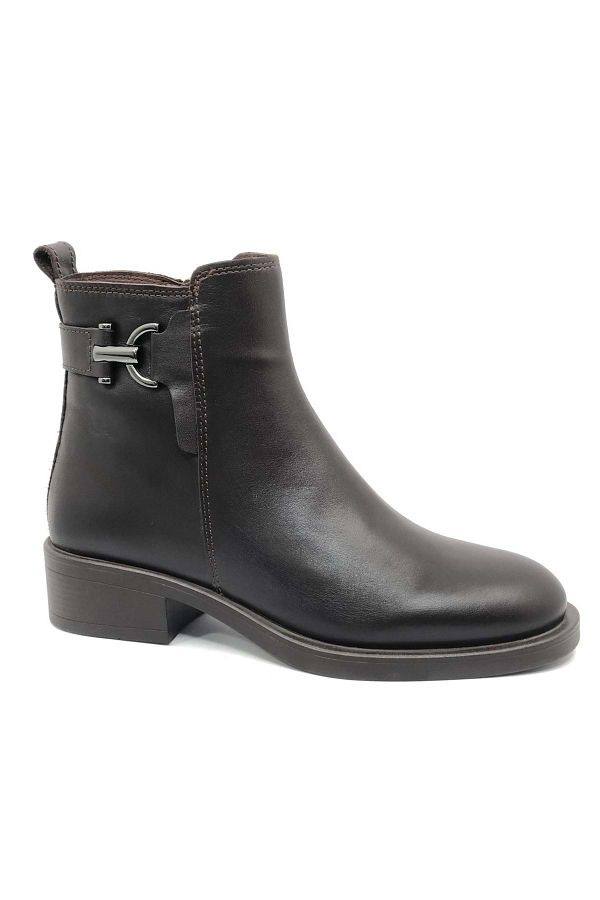 Greyder-Women's Brown Genuine Leather Heeled Boots 4K2Ub59155 1
