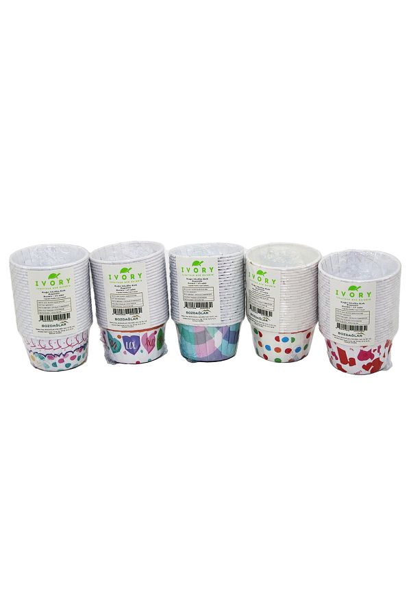EGATOPTAN-25 Pieces - Medium Muffin Paper Cake Capsule (4172) 1