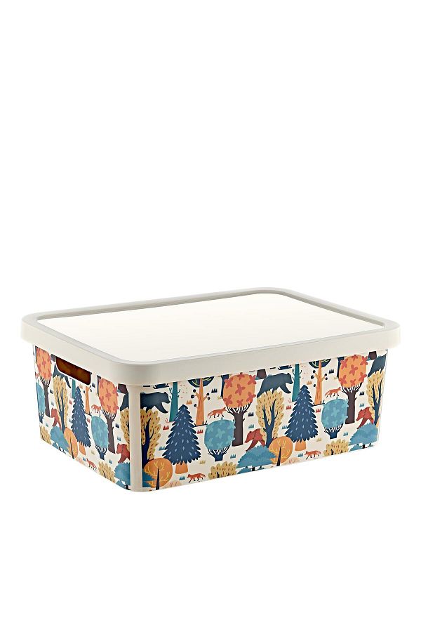 Smartware-12 lt Capacity Stafi Patterned Multi-Purpose Box 1