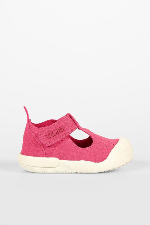 Vicco-Fuchsia Loro Ii First Step Shoes 1