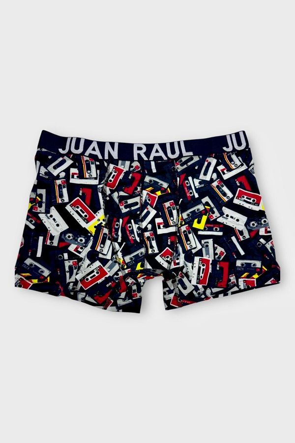 Juan Raul-Retro Cassette Patterned Men's Boxers - Db218 1