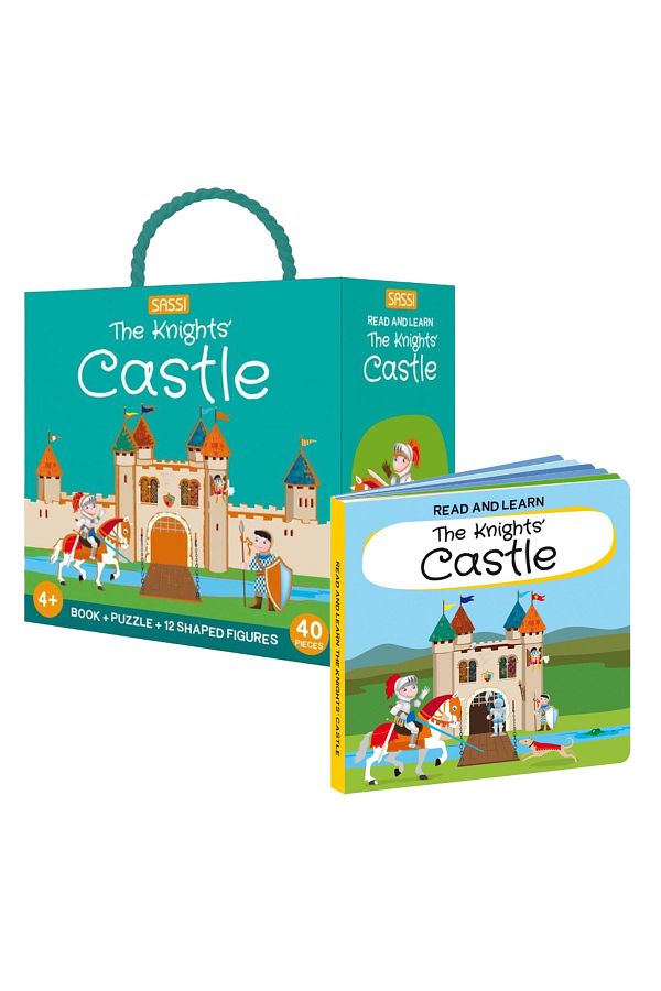 Sassi Junior-Sassi the Knights Castle - Book and Puzzle 1