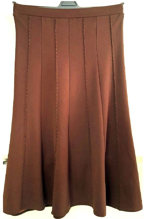 N.Y.YILDIZ-Star Nazal Sevde New 1,Sunif - Flexible Scuba Kumashılan Elastic Plus Size Mother Skirt 1