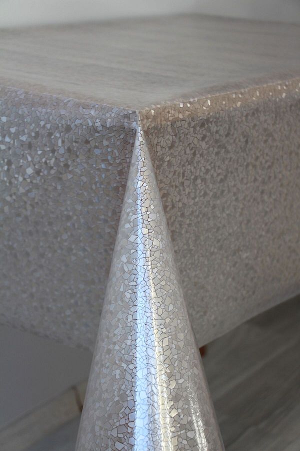 DDHOME-0.18 Thick Transparent Pattern Static Erasable Glass Icing Tablecloth - 0010 Glassbroken 1