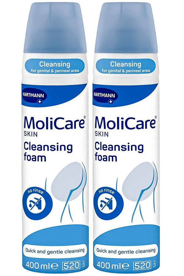 Hartmann-Molicare Body Cleansing Foam Set of 2 400 Ml 1