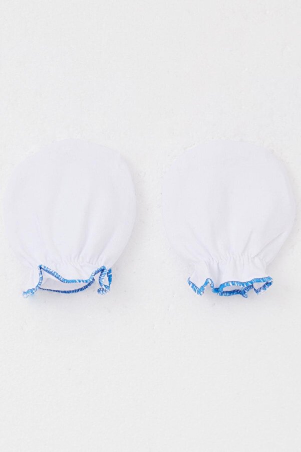 Breeze Yenidoğan Bebek Eldiven Basic Standart, Beyaz