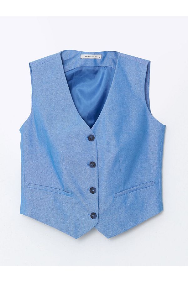 LC Waikiki-Lcw Vision V-Neck Women's Classic Vest 1