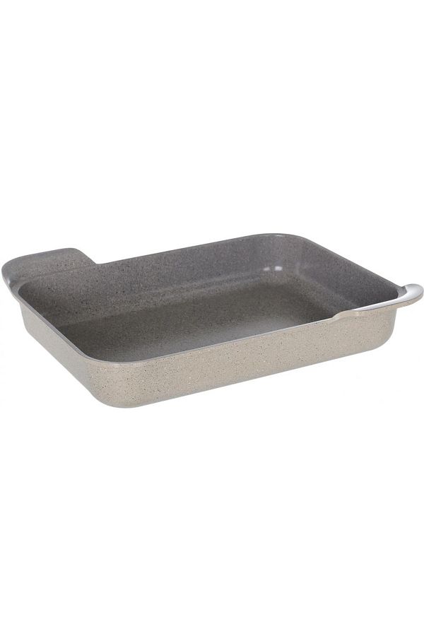 NEOFLAM-,Rectangular Ovenware,Large,32*40cm,double integrated handle,Warm Marble Color 1
