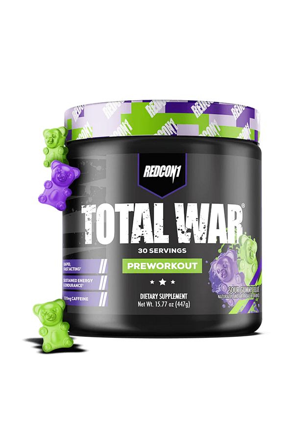 REDCON1-Total War, Sour Gummy, 30 Servings, Improve Metabolic Function 1