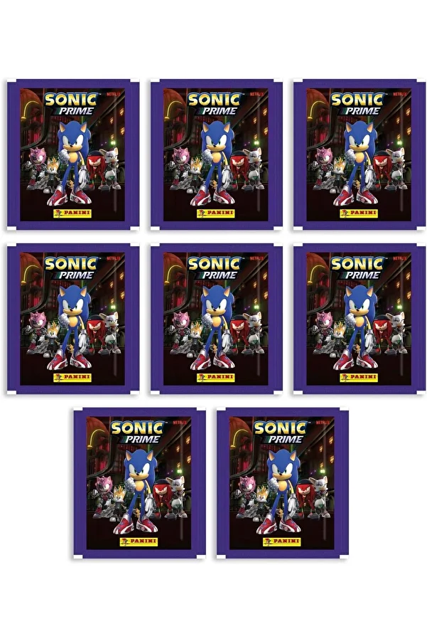 Panini-Sonic Prime Missing Stickers Set of 8 (40Pcs Stickers) 1