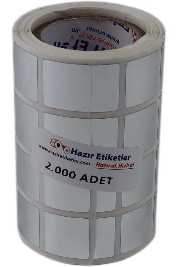 STOREMAX-Muartshop Labels , Ready to Go Get It Fast Pp Metallized Unprinted Label, 20mm X 20mm Side by Side 4 Pcs 1