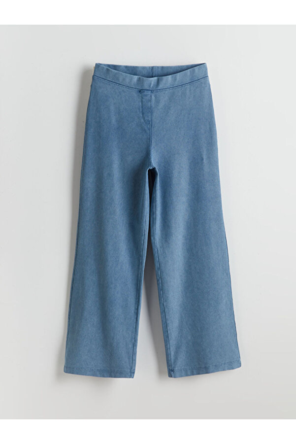 LC Waikiki LCW Kids Beli Lastikli İspanyol Paça Kız Çocuk Tayt