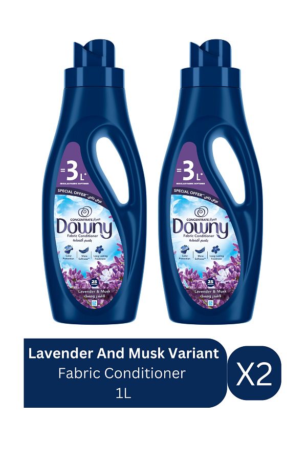 downy-Lavender And Musk Variant Fabric Conditioner For More Softness 1L X2 1