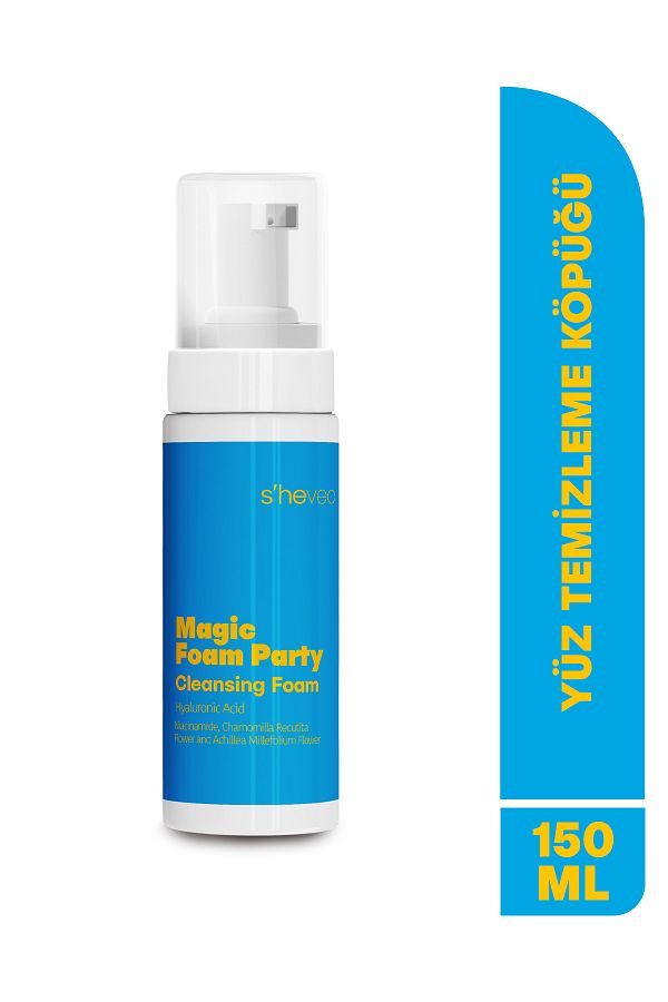 SHE VEC-Magic Foam Party - 150ml Soothing Moisturizing Facial Cleansing Foam 1