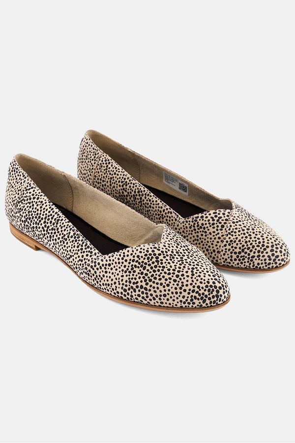 Toms-Women Julie Slip On Flats, Beige 1