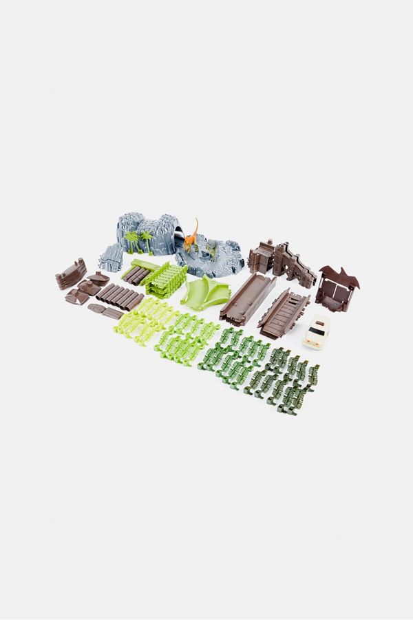 Kmart-304 Pcs Dinosaur Track Set, Green Combo 1