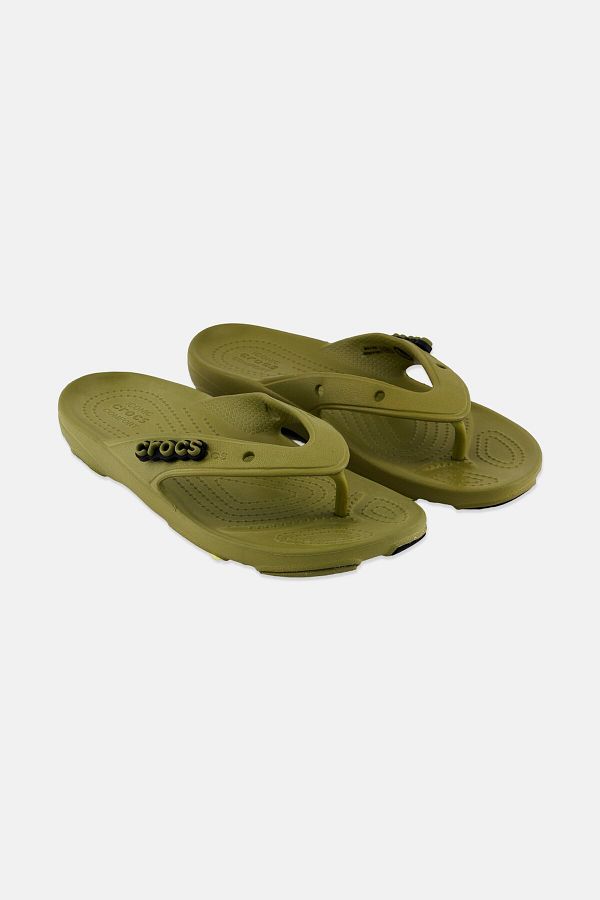 Crocs-Kids Boy Terrain Slip On Slides, Olive 1