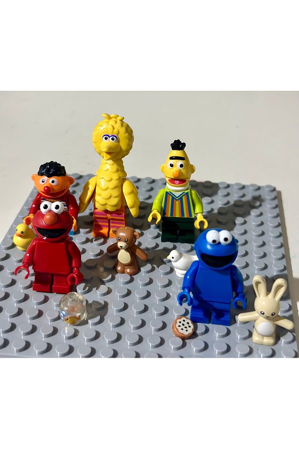 marimari-Set of 5 Sesame Street Characters Compatible Mini Figures 1
