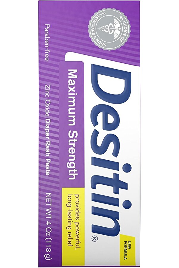 Desitin Maximum Strength Baby Diaper Rash Cream With Zinc Oxide Pişik Kremi 113 gr