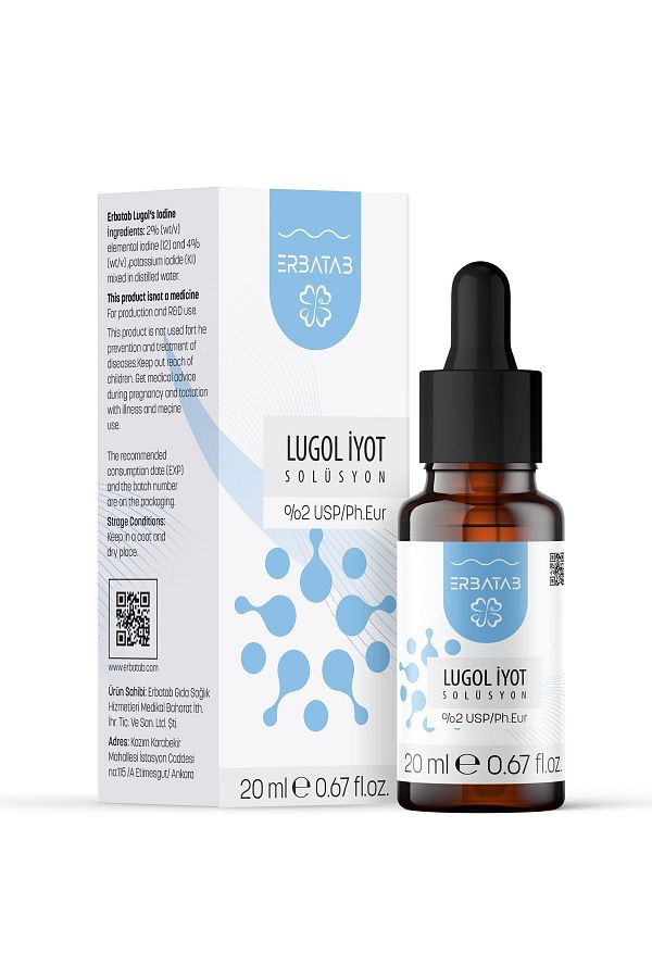 Erbatab-Lugol Iodine 2% 20 ml 1
