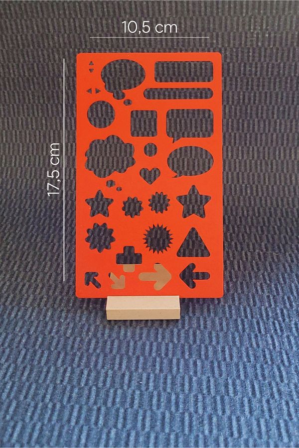 Karmelom Studio-Bullet Journal Template Ruler - Model Images 1