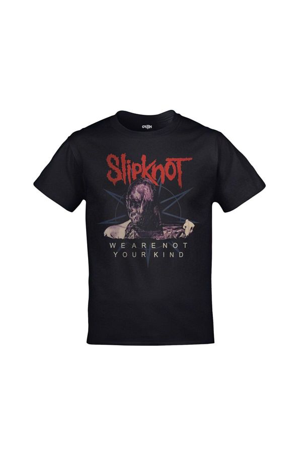 Kalic Studio-Slipknot'We Are Not Your Kind' Unisex Black Front and Back Printed 1