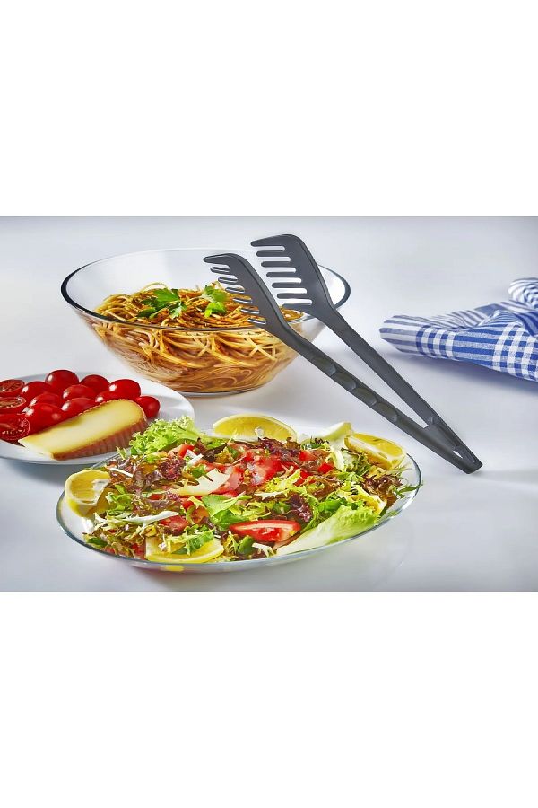 Roza's Home-Set of 2 Tongs Spatula and Pasta - Salad Tongs Kp-148 / Kp-147 1
