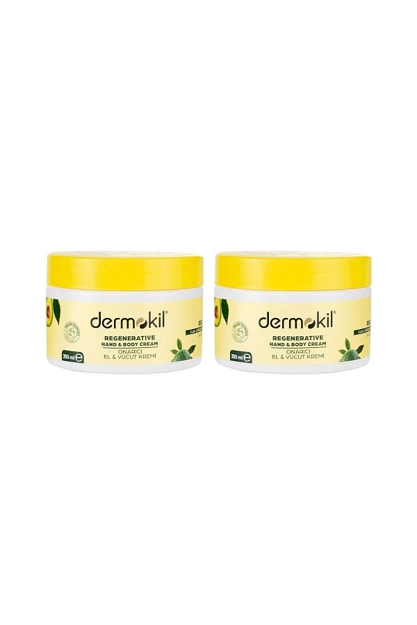 Dermokil-Avocado Oil Hand and Body Cream 250 Ml. Set of Two 1
