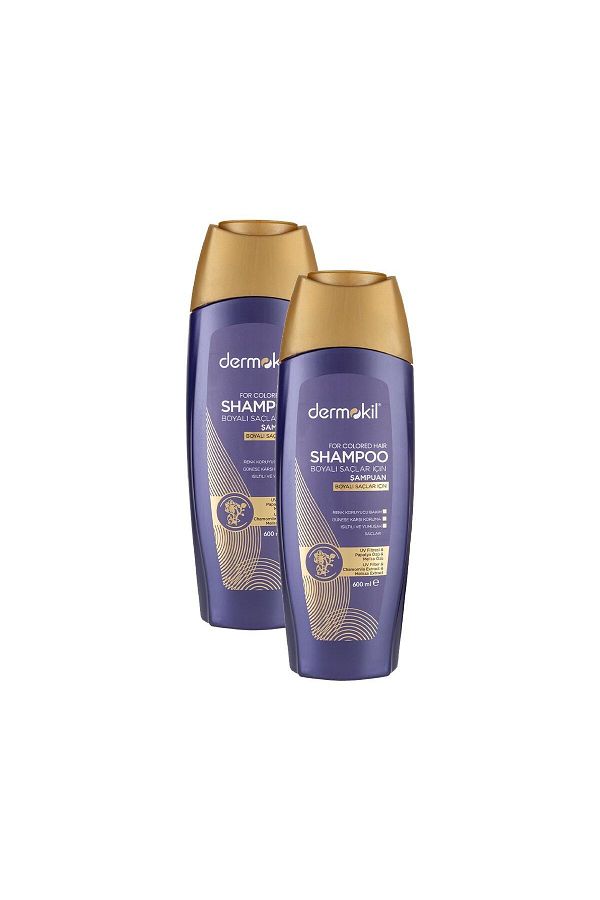 Dermokil-Shampoo for Dyed Hair 600 Ml. Set of Two 1