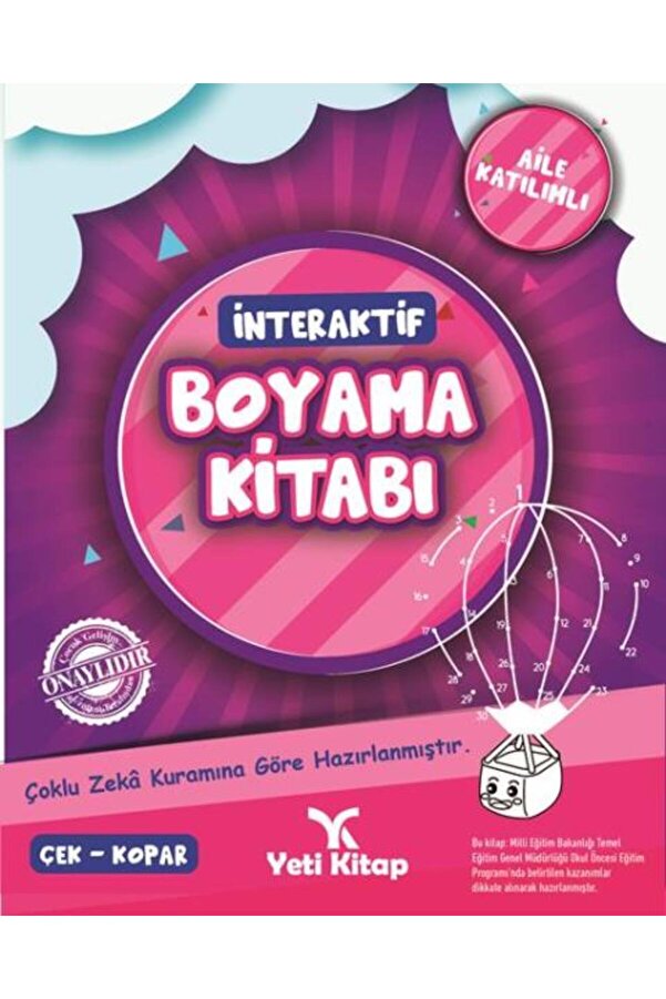 yeti kitap Yeti Yay - Interaktif Boyama Kitabı 2