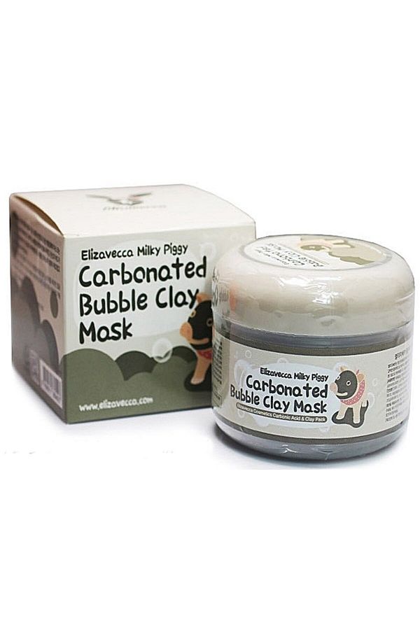 ELIZAVECCA-Milky Piggy Carbonated Bubble Clay Mask 100 ml - Face mask with clay 1