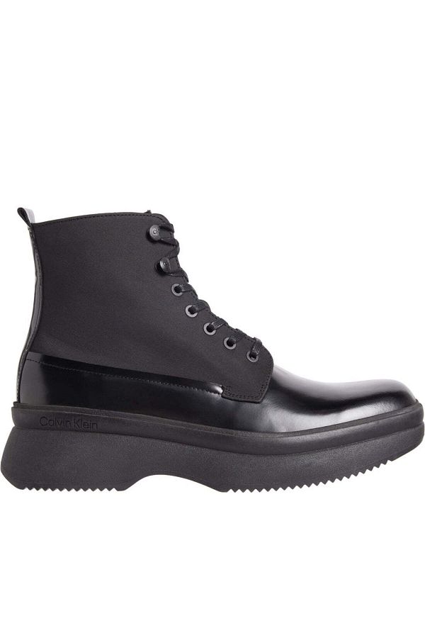 Calvin Klein-Black Booties Mens Shoes 1