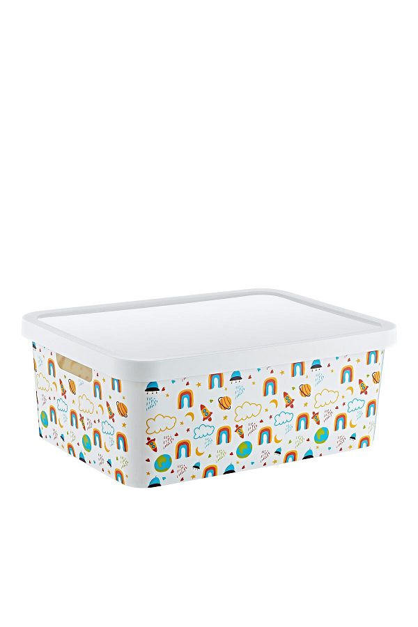 Smartware-12 lt Capacity Stafi Patterned Multi-Purpose Box 1