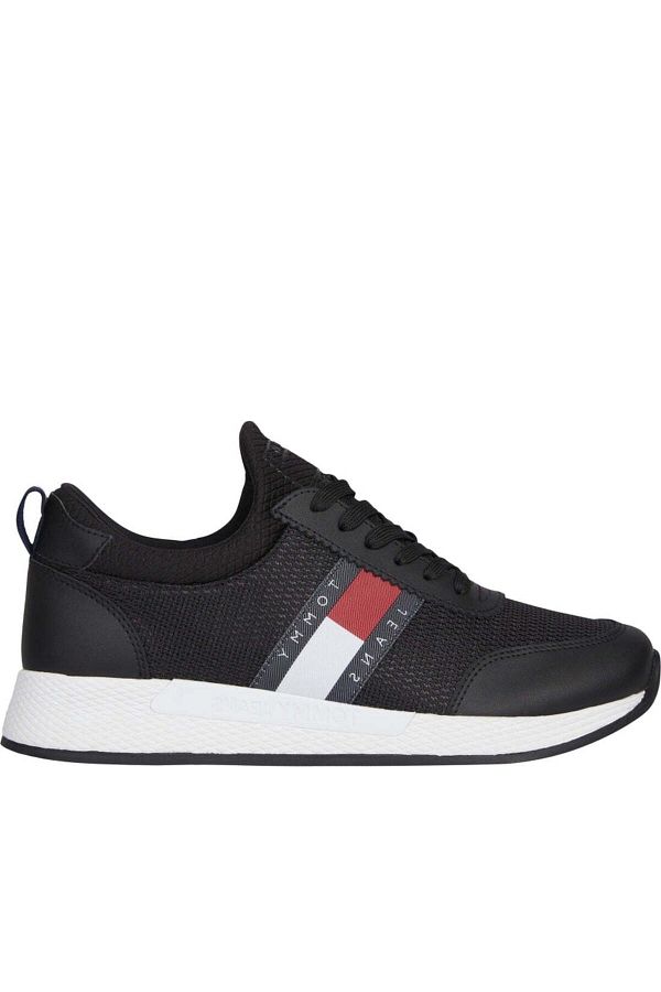 Tommy Jeans-Black Trainers Womens Shoes 1