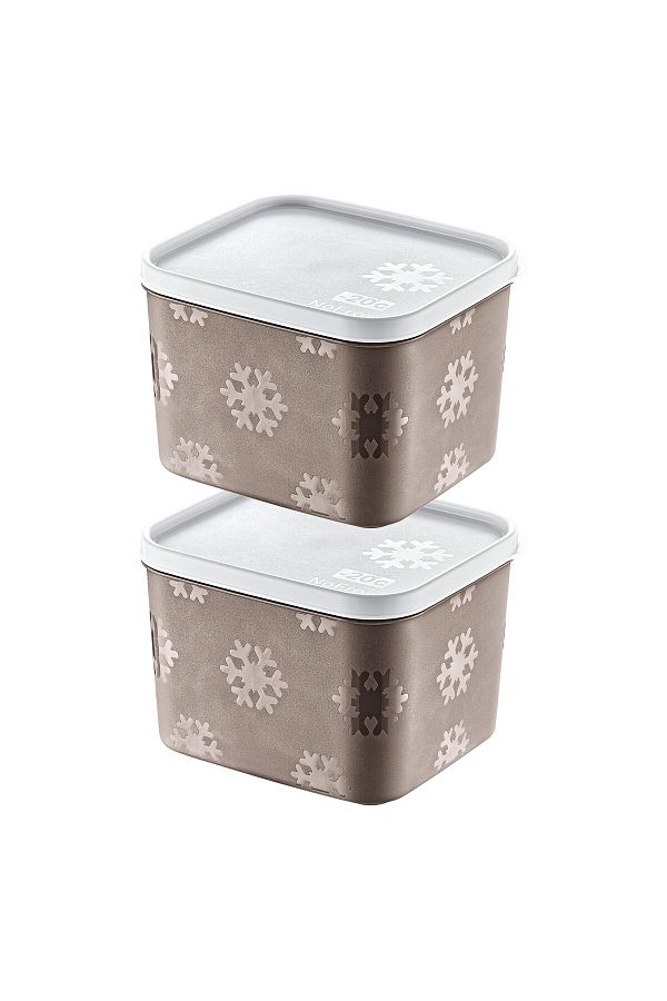 Smartware-Terra 1250 ml Set of 2 - No Frost Storage Container 1