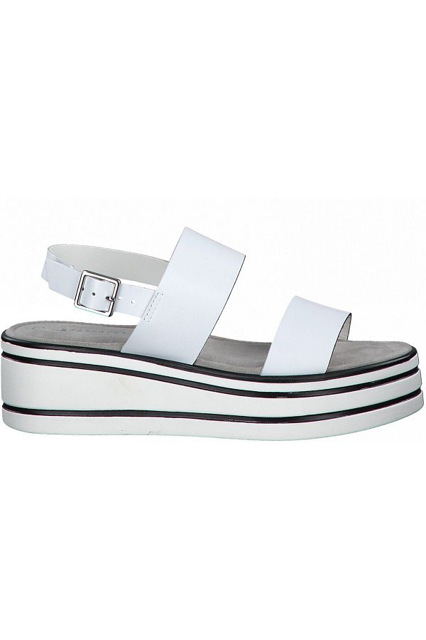 Tamaris-White Sandals Womens Shoes 1