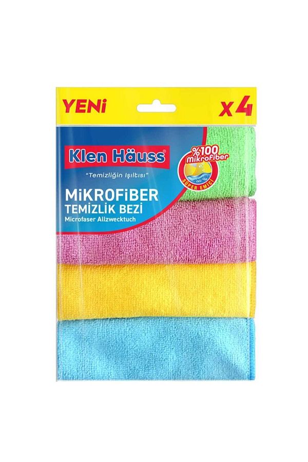 KLEN-Hauss 4-Piece Microfiber Cleaning Cloth Set 1
