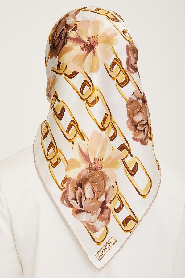 Armine-Silk Scarf 2024 Winter - 9034-37 Twill 1