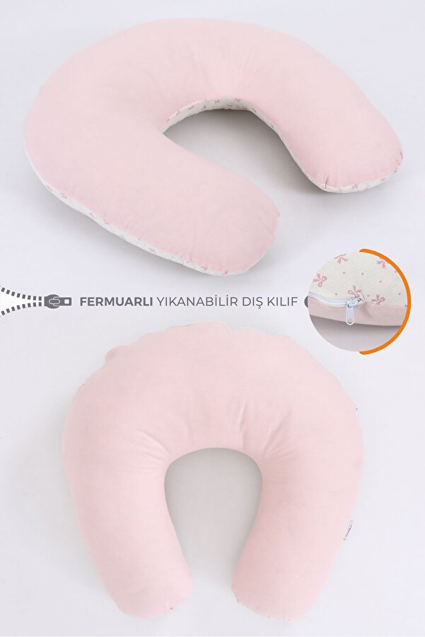 Umaybebek Emzirme Yastığı Minderi - %100 Pamuk - Bebepembe