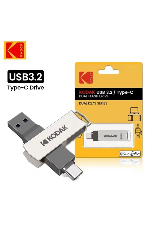 Kodak-K273 32Gb.Type-C and USB 3.2 Type-C Input High-Speed Suitable for All Phones iPhone 15/16 Series 1