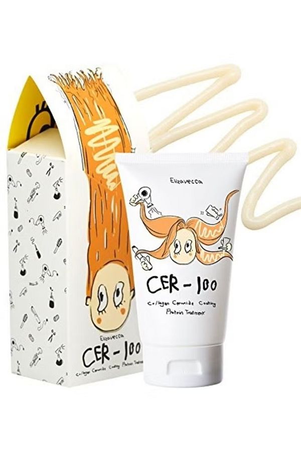 ELIZAVECCA-CER-100 Collagen Coating Hair Protein Treatment White 100ml 1
