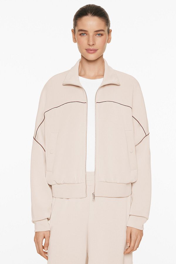 Oysho-Piping jacket with soft-touch modal and buttons 1