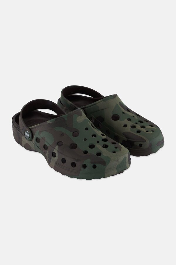 Woz-Men Slip On Clogs, Olive 1