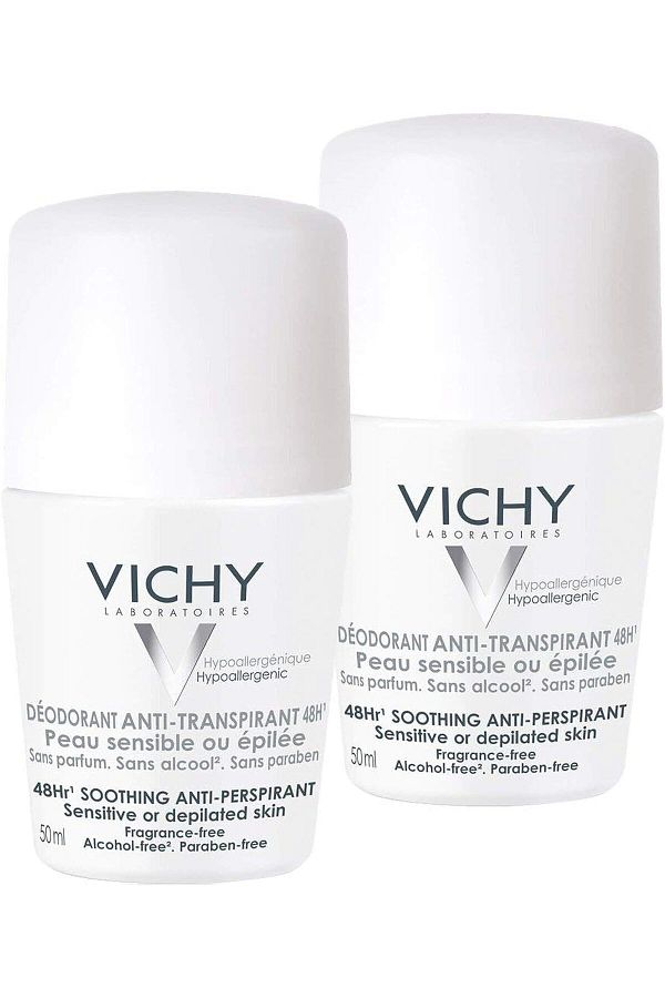 Vichy-Deo Roll-On Sensitive Anti-Trans.48h Double Pour 2 x 50 ml 1