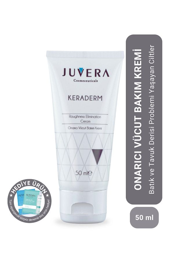 JUVERA Cosmeceuticals-Keraderm 50ml Repairing Care Cream - Ingrown Skin and Chicken Skin8682665350069 1
